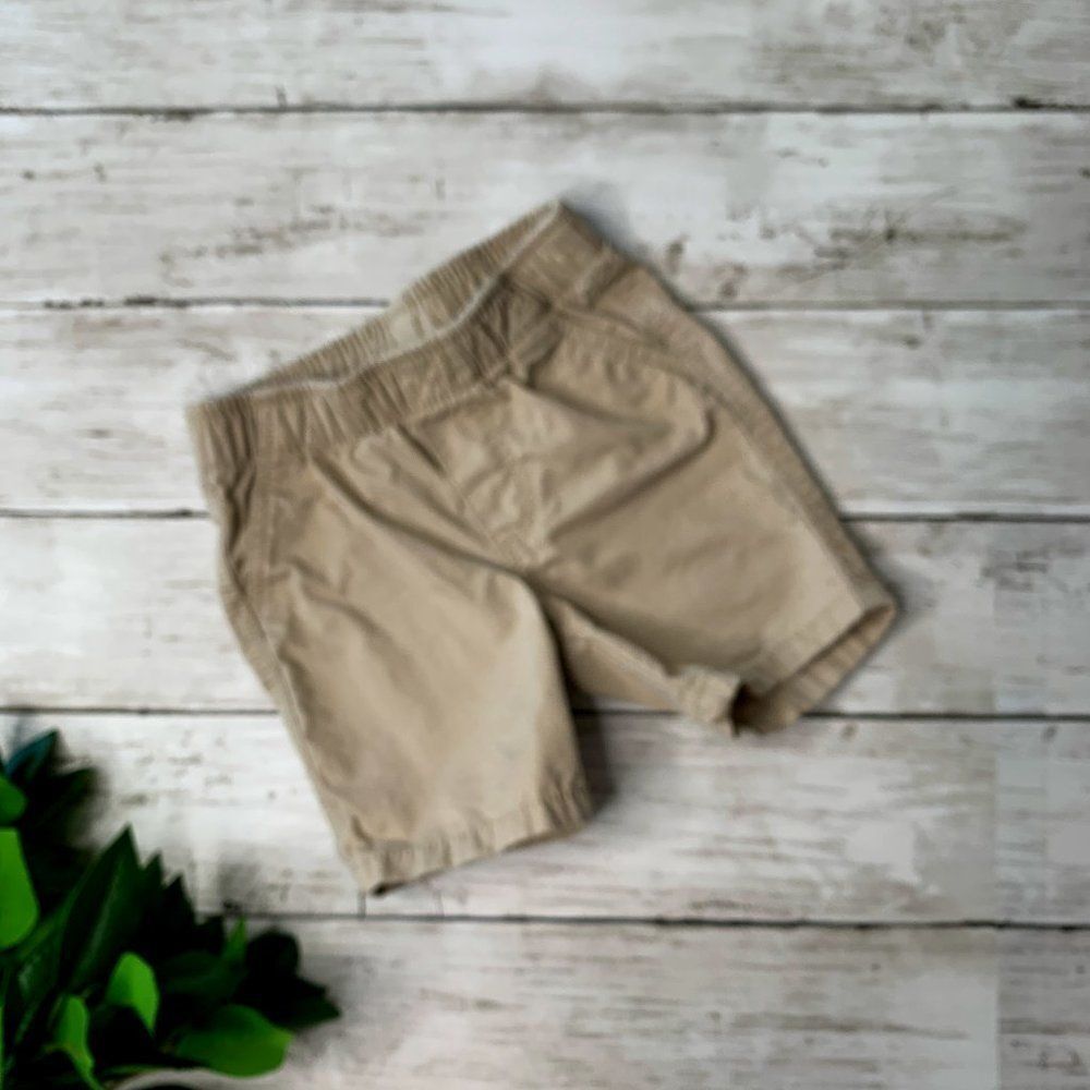 OLD NAVY toddler boy khaki shorts 6-12mo